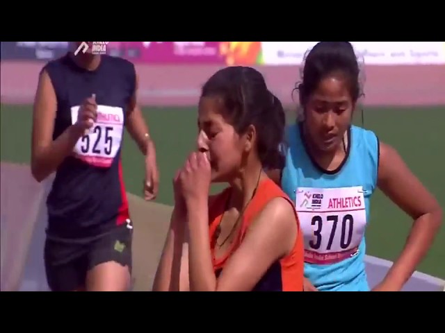 Mansi Negi Wins 3000m Girls Race Walk - Khelo India School Games 2018 #Uttrakhand MART