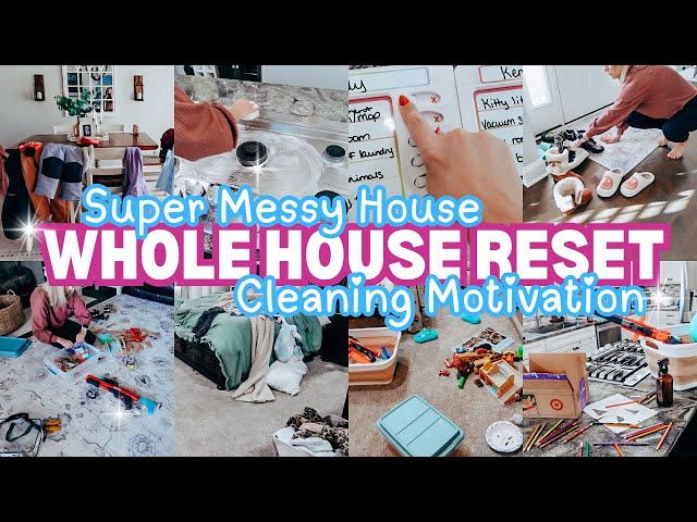 WHOLE HOUSE RESET| Cleaning Motivation | Clean With Me | Jessi Christine- Keep Calm and Clean