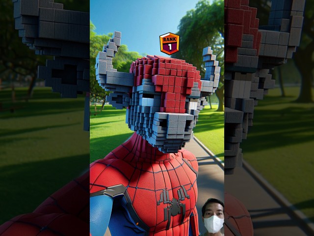 Minecraft🔥| who is best? #shorts #spiderman #marvel #brawlstars