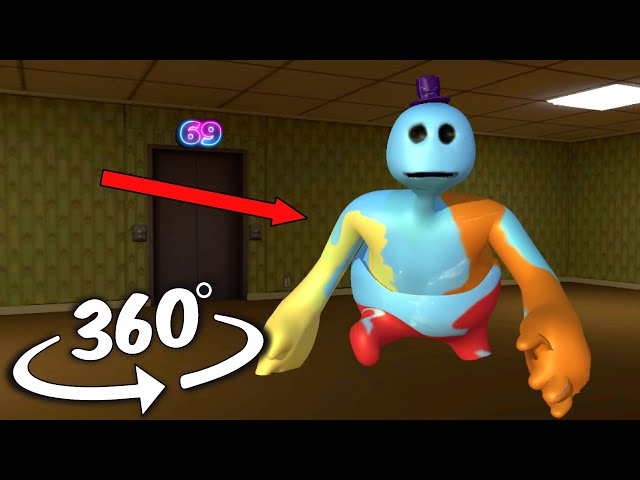 Poppy Playtime Chapter 4 Doey in Backrooms | 360° VR Animation