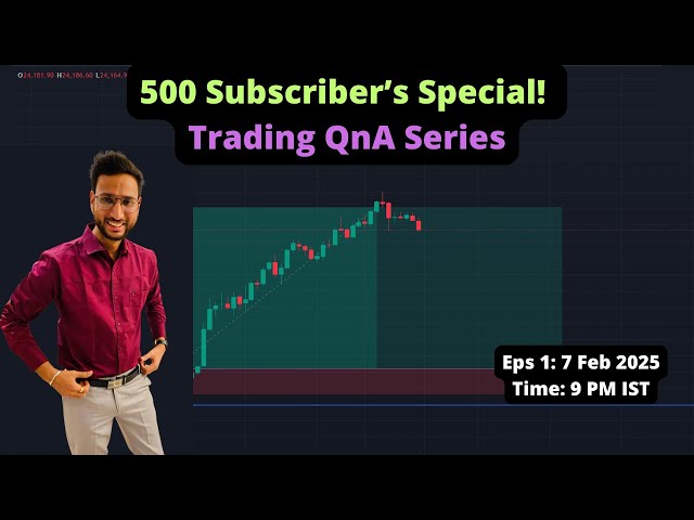 500 SUBS SPECIAL | TRADING QNA | LIVE INTERACTION | EPS - 1 | 7 FEB 2025