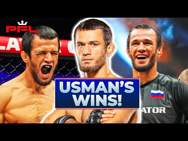 Usman Nurmagomedov's PFL & Bellator Wins! 👊💥