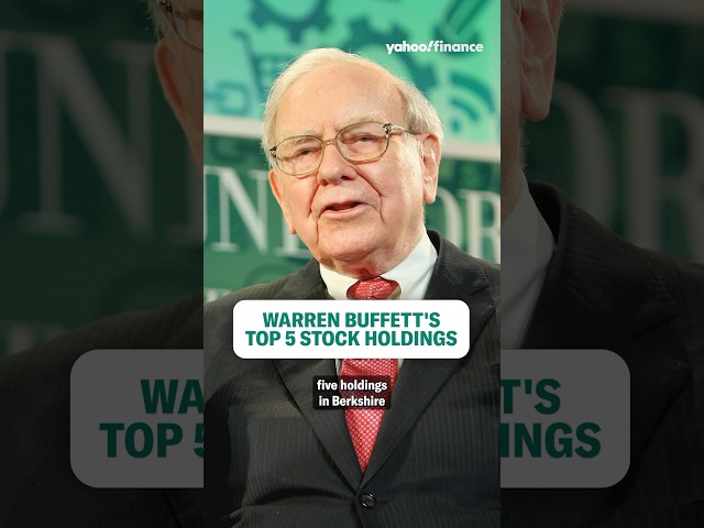 Warren Buffett’s top 5 stock holdings #shorts