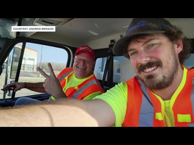 An unexpected encounter: Meet the guys who helped deliver a garbage truck to Trump