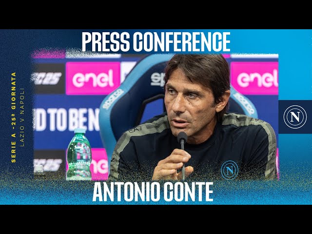 LIVE | La conferenza stampa di Antonio Conte in vista di Lazio - Napoli