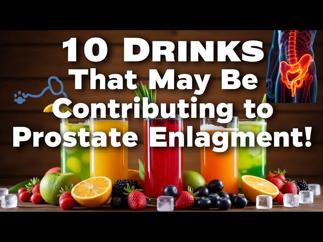 10 Drinks That May Be Contributing to Prostate Enlargement! #prostatehealthtips #healthyliving