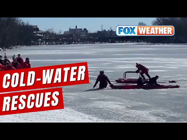 St. Louis Firefighters Train For Ice Water Rescues