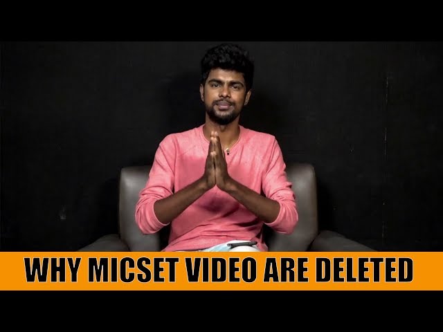 Why Micset Videos Are Deleted | Live With Sriram | Mic Set