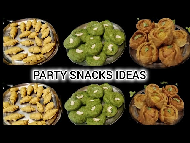 Tasty पार्टी स्नैक्स देखते ही बनाएंगे |  Indian Party Starters l Healthy bhi 😋 Tasty bhi 🤤