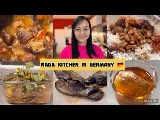 Cooking my Naga Wedding Pork in Germany 🇩🇪 Current update, Suprise Gifts 🎁 MUBKANG Naga Thali  🍛