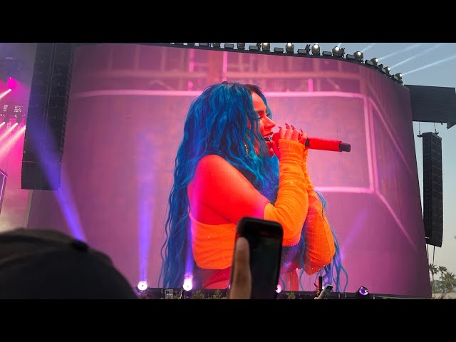 Karol G Performance of Selena Quintanilla “Como La Flor” at Coachella 2022 | Weekend 2