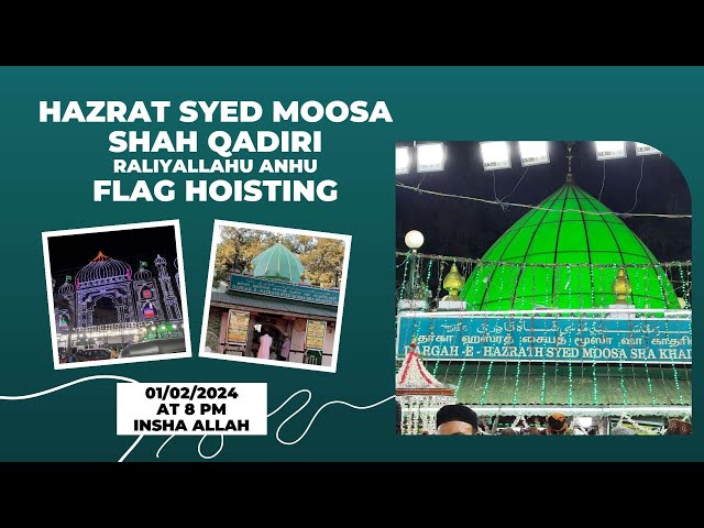 Flag Hoisting Live | Hazrath Moosa Sha Qadiri رضي الله عنه | Mount Road | Chennai