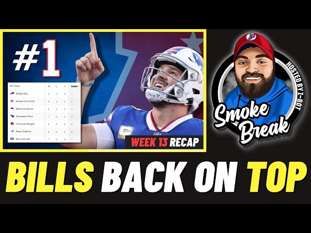 Back On TOP | Buffalo Bills #1 Seed In AFC || NFL Week 13 RECAP