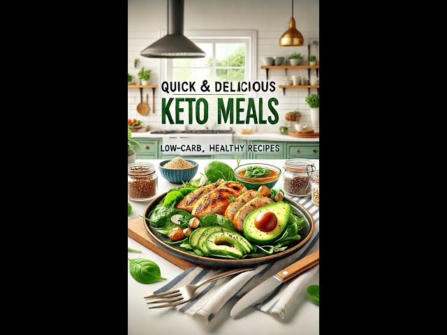 Quick & Delicious Keto Meals | Healthy, Low-Carb Recipes in Minutes #KetoRecipes #LowCarbMeals