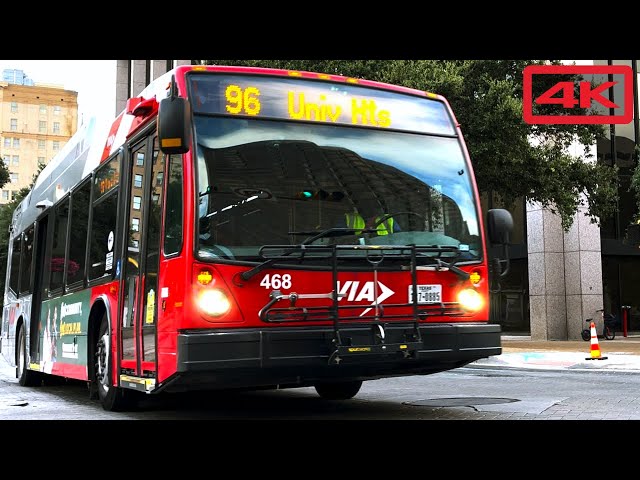 San Antonio VIA Metropolitan Transit Buses, 4K