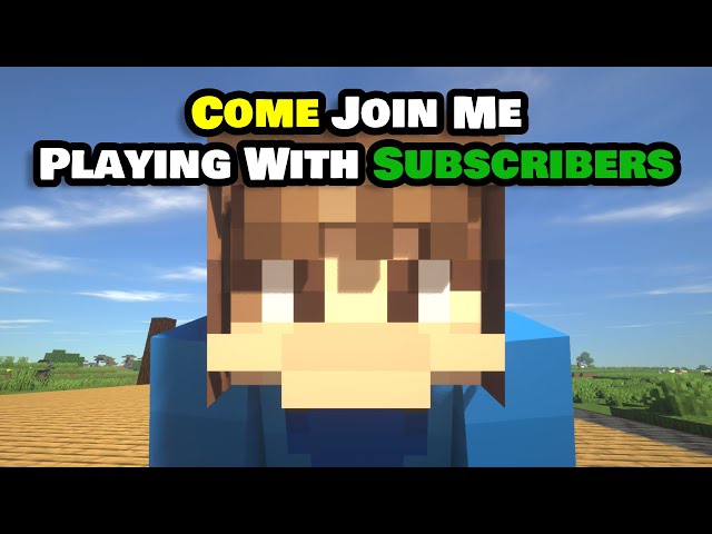 PLAYING MINECRAFT WITH SUBSCRIBERS ONLY AFTER 150 SUBS #letsplay #minecraft #minecraftbuild