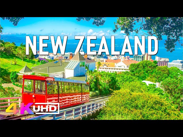 New Zealand – Captivating Frames of Nature, Scenic Landscapes with Relaxing Music | 4K UHD (60 FPS)