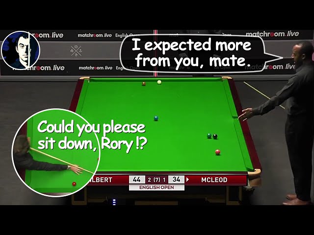 Snooker Incidents | David Gilbert vs Rory McLeod | 2020 English Open R1