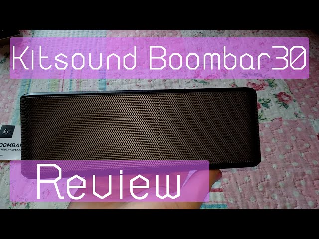 Reviewing the Kitsound Boombar 30 Bluetooth Speaker (with technical audio testing)!