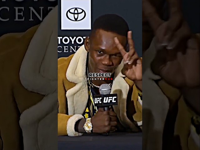 Israel Adesanya GOES CRAZY At Press Conference🥊