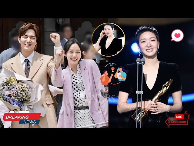 Lee Min Ho Congratulates Kim Go Eun on Winning Best Actress at the Blue Dragon Awards 2024!