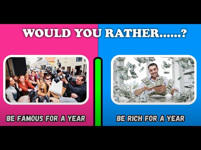 What Would You Rather? | Fun Challenge with Tough Choices!