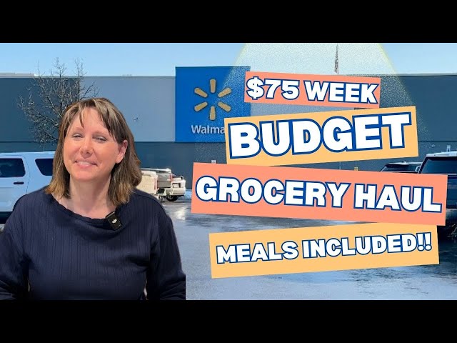 $75 Budget Grocery Haul | Meals Included