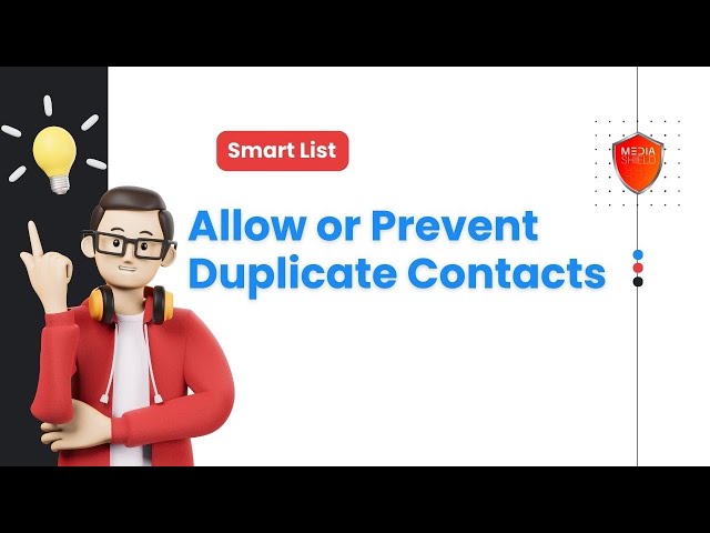 How to Allow or Prevent Duplicate Contacts in Media Shield