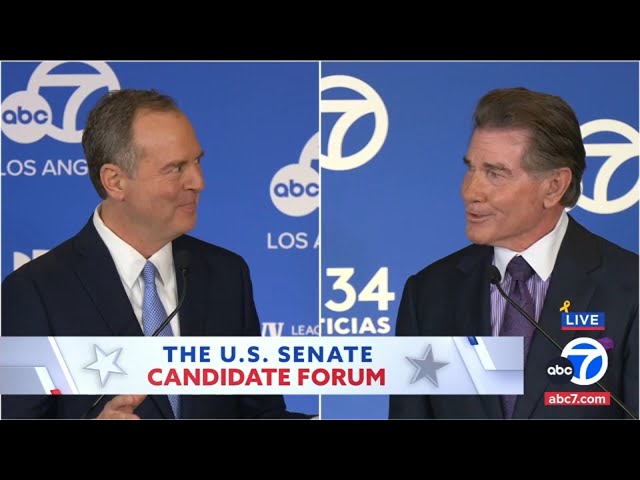 ABC7 hosts U.S. Senate Candidate Forum between Rep. Adam Schiff and Steve Garvey