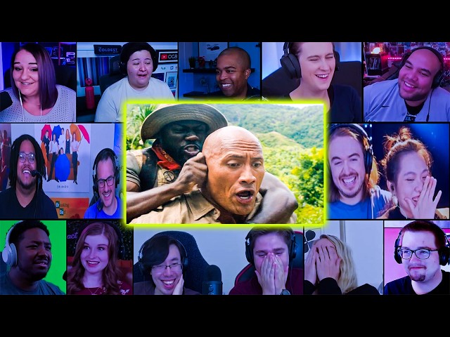 JUMANJI: WELCOME TO THE JUNGLE | MOVIE REACTION MASHUP #MOVIE #REACTION