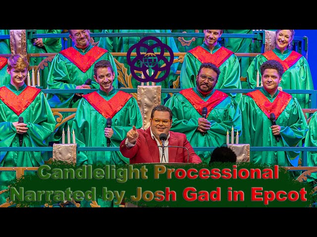 8K Candlelight Processional Narrated by Josh Gad in EPCOT Festival of the Holidays VR180 3D