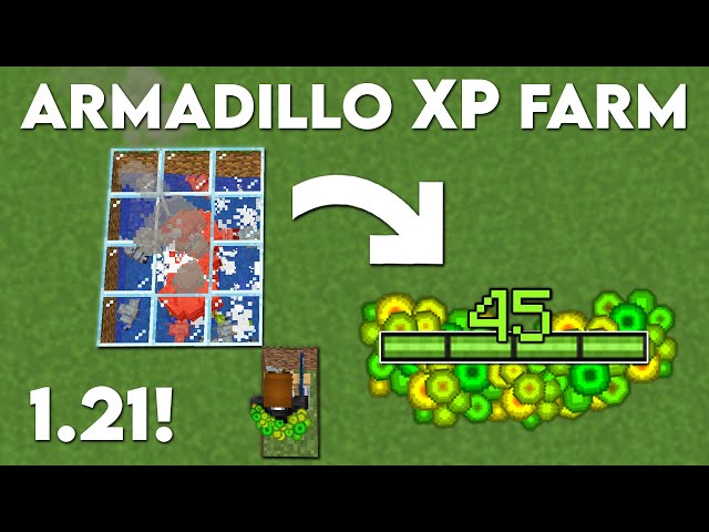 Minecraft: EASY NEW ARMADILLO XP FARM! (1.21 Tutorial)