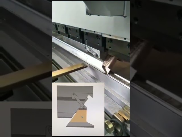 ending machine mold touching iron plate to improve bending efficiency