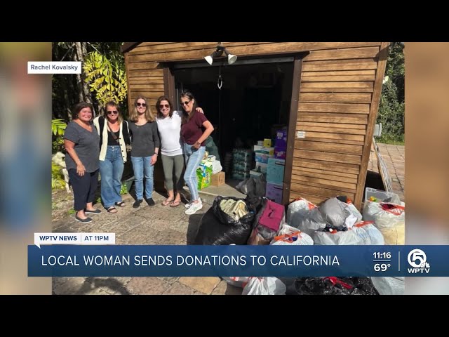 How this Delray Beach local is helping Los Angeles wildfire victims