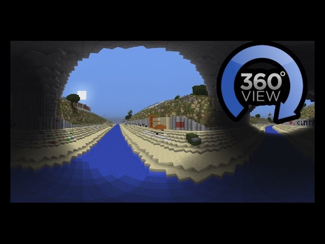 360° Minecraft GTA V Sewer tour | 1440p 360° Degree