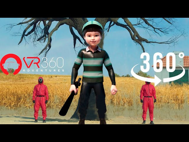 360° VR SQUID GAME 2 - Mingle Game Song “Round and Round” | 8K