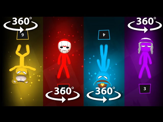 The Stickman MINIGAMES random Gameplay - Stickman Party 1 2 3 4 Player