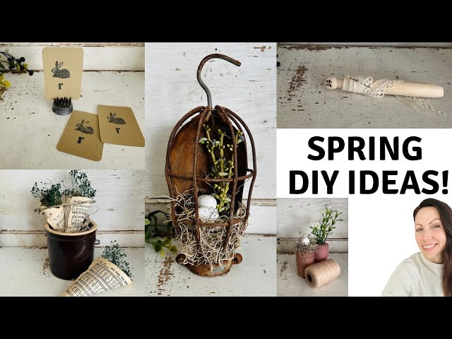 Quick and Easy Spring DIY Ideas | Create Unique Home Decor with Me! | Spring 2025 DIY Decor