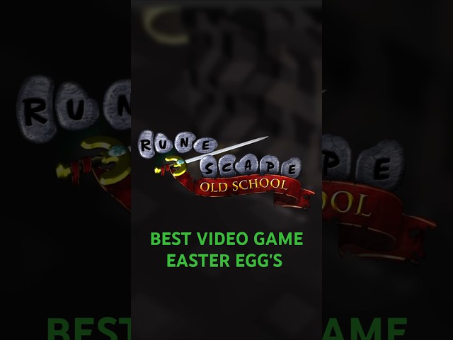 Old School Runescape Easter Eggs Referring To Other Video Games #osrs #eastereggs