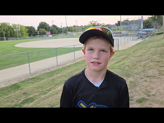 1sr Home Run - Reid Spencer 8U Drillers