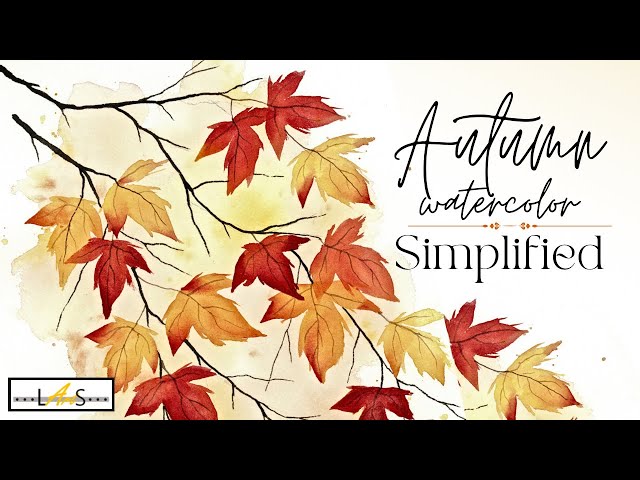 EXPLOSION of Fall Color! The Ultimate Guide to Painting Simple and Beautiful Autumn Leaves!