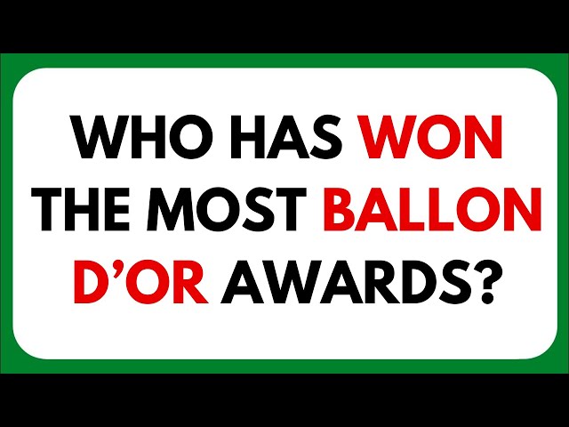 ⚽🧠 Are You a Football Genius? Test Your Knowledge!