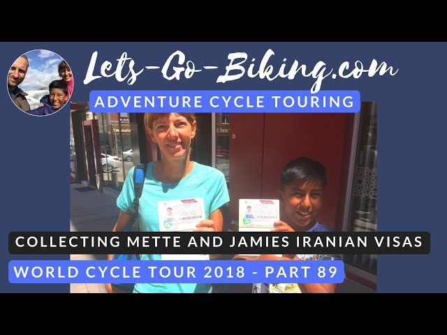 Part 89 - Collecting Mette and Jamies Iranian visas in Erzurum - World Cycle Tour - 2018