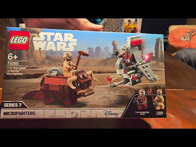 Lego Star Wars 75265 T-16 Skyhopper vs Bantha