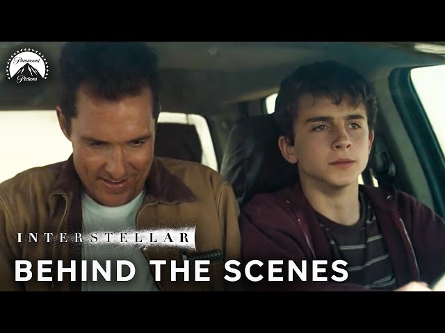 Interstellar | Behind The Scenes vs. Actual Movie Scene | Paramount Movies