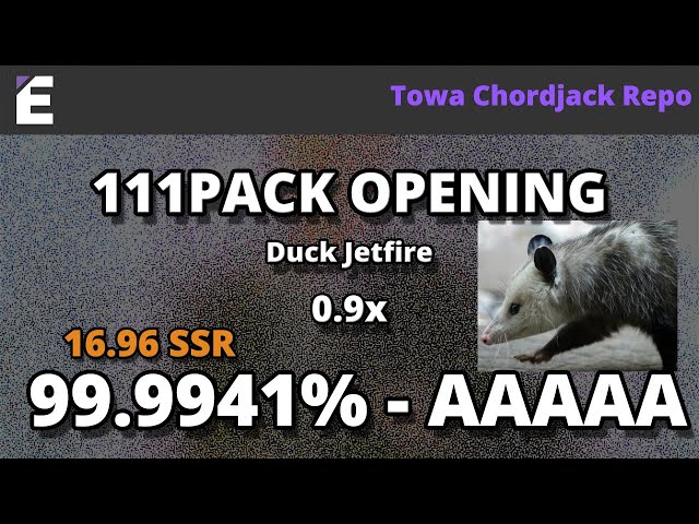 111PACK OPENING (99.9941% AAAAA)