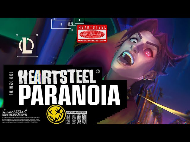 HEARTSTEEL - PARANOIA ft. BAEKHYUN, tobi lou, ØZI, and Cal Scruby (Official Music Video)