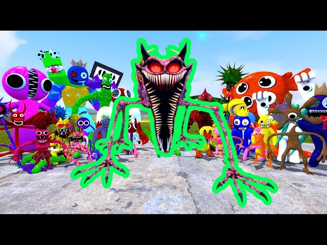 NIGHTMARE CATNAP DESTROYING ALL RAINBOW FRIENDS - Garry's Mod