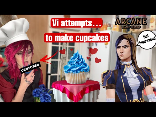 Vi *attempts* to make Valentines cupcakes for Caitlyn