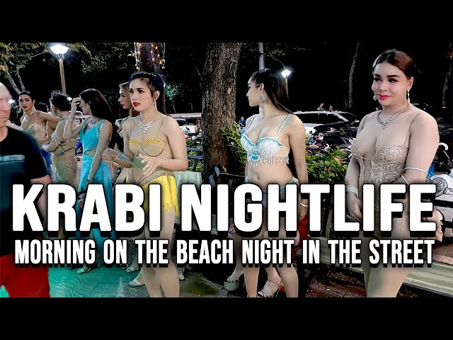 【🇹🇭 4K 】KRABI NIGHT LIFE 2023 | AMAZING VISITORS | WALKING TOUR | TRAVEL WITH AMMAR